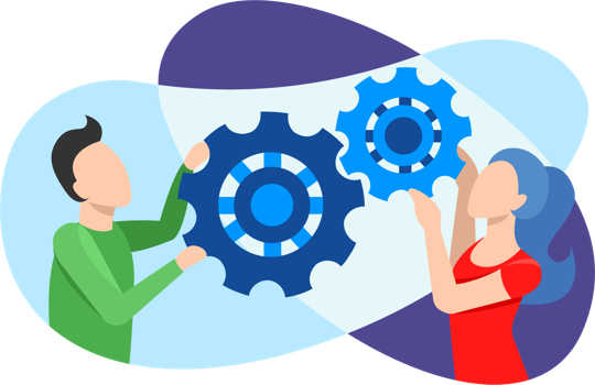 Woman routing a business 1300 phone number